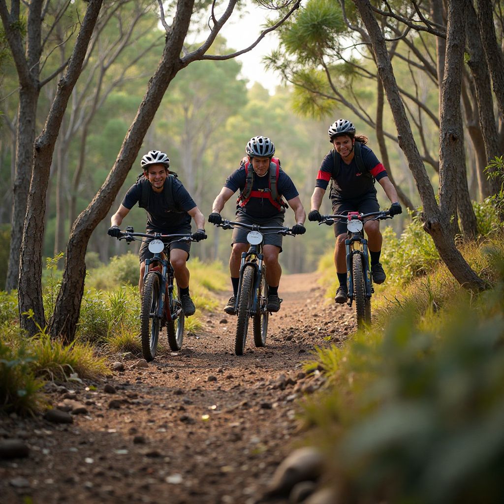 Mountain biking trail